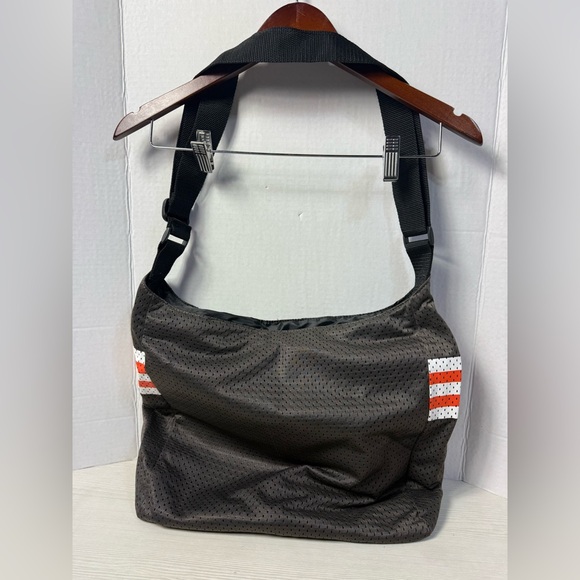 NFL Brown and Orange Team Helmet Messenger Bag - Picture 6 of 8